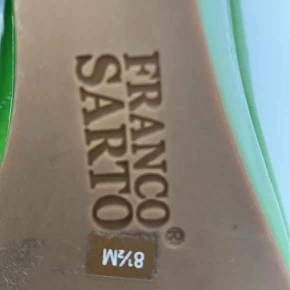 KELLY GREEN WEDGES by Franco Sarto - Picture 7 of 11